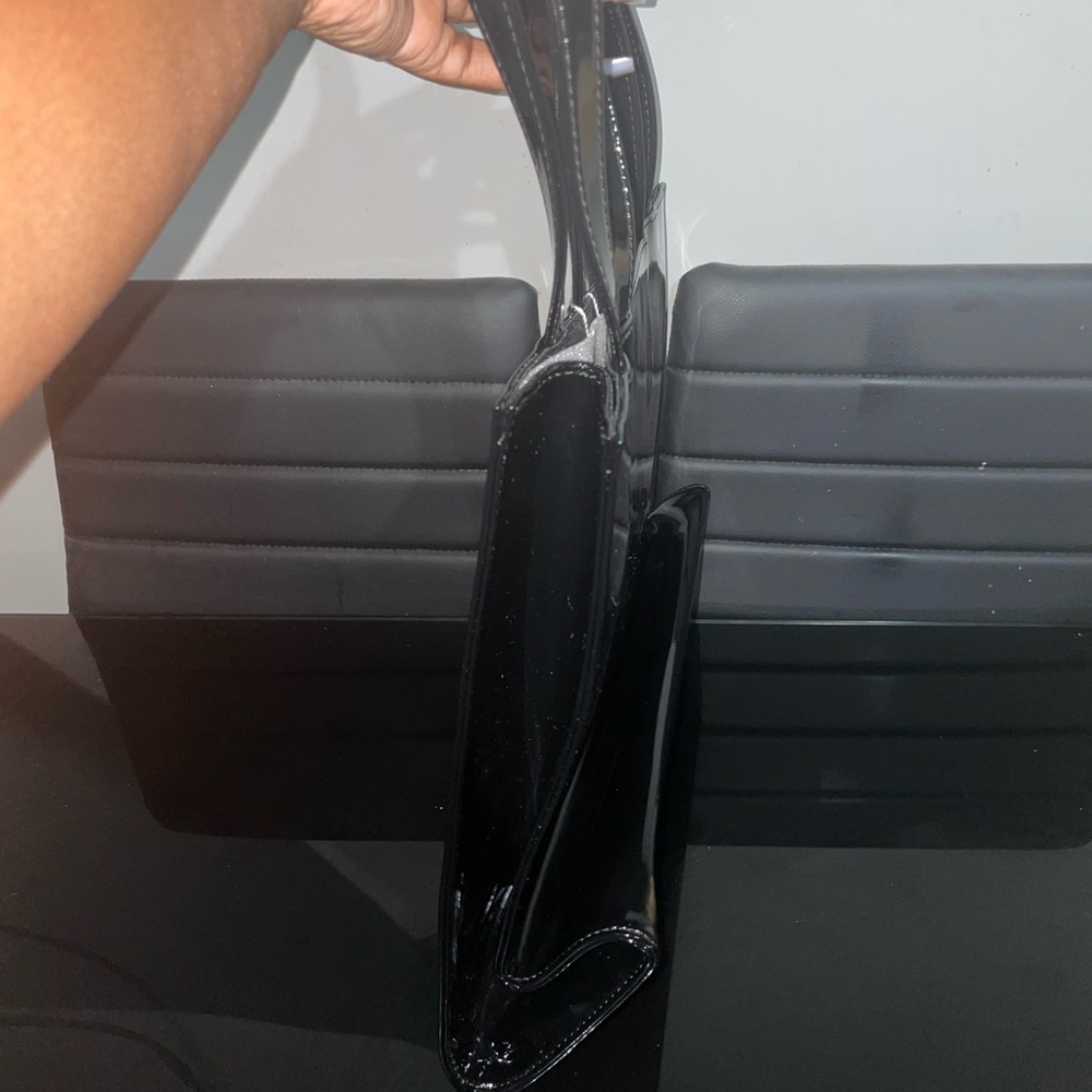 Medium Black Patent Telfar Bag - Picture 5 of 10